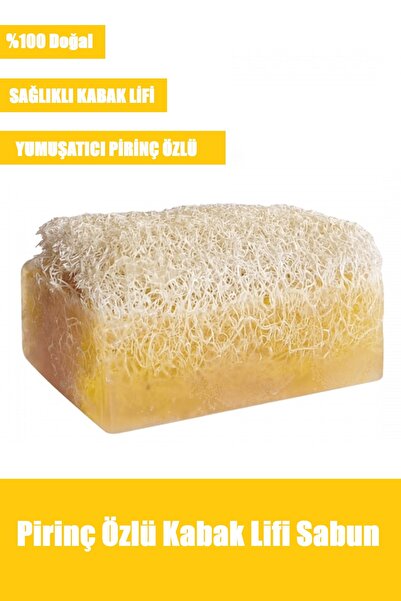 Seram Collection Doğal Kabak Lifli Pirinç Özlü Sabun %100 Doğal Sabun