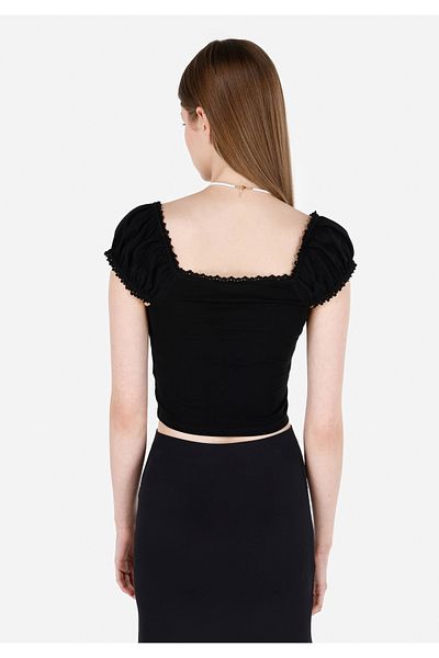 Colin's Black Women's T-Shirt Sleeve