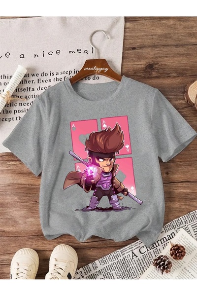 oneagılyazı Tricou supradimensionat pentru copii cu imprimeu Hero cu cărți de...
