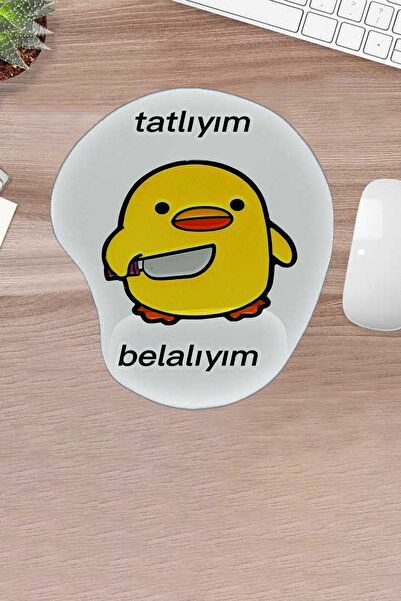 KARMAT Damla, Scriere amuzantă cu rață, Mouse Pad, Mouse pentru computer cu s...