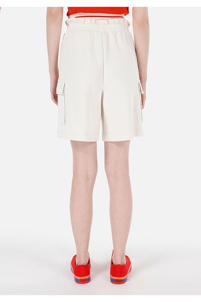 Colin's Regular Fit Mid Waist Women's Ecru Shorts