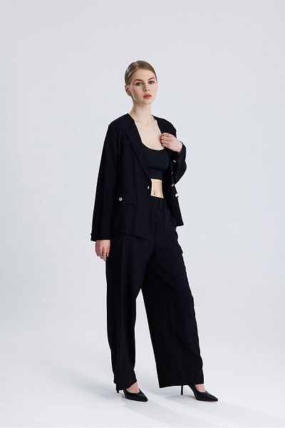 ikomteks Judge Pocket Detailed Double Suit