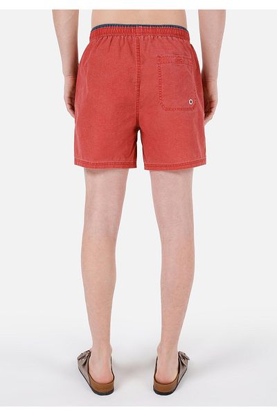 Colin's Ανδρικό σορτς κόκκινο μαγιό Slim Fit