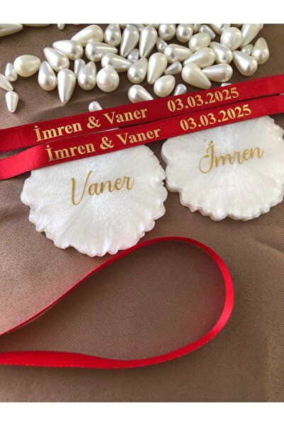 İsabella Accessories isimli Söz Nişan Kurdelesi + Yüzük Yükseltici Set Şık Ka...