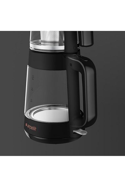 Arçelik Resi̇tal Led Lighted Glass Kettle Tea Maker Water Heater