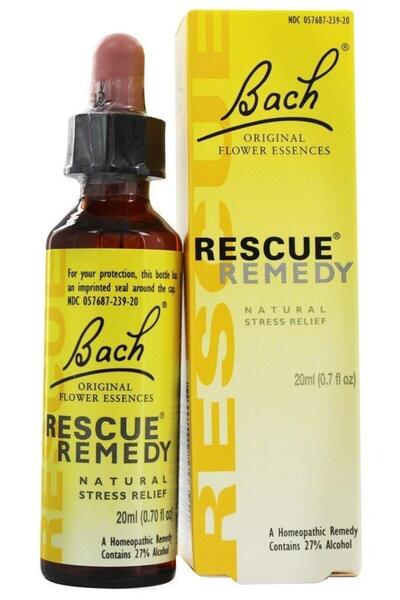 Bach Flower Remedies Rescue Remedy Natural Stress Relief - 0.7 fl oz