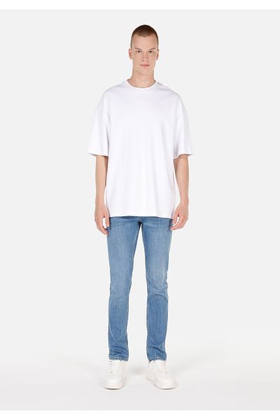 Colin's 044 Karl Straight Fit Ανδρικό ίσιο πόδι με χαμηλή μέση μπλε τζιν παντελόνι
