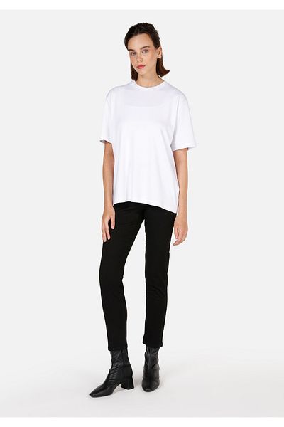 Colin's 703 Carla Slim Fit Mid Waist Straight Leg Women's Black Jean Pants