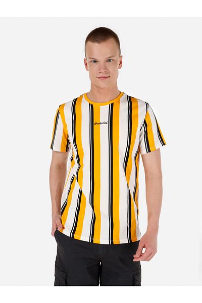 Colin's Men's Yellow T-Shirt - Sleeves