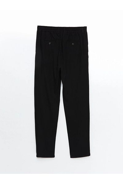 LC Waikiki Ανδρικό παντελόνι LCW Vision Black Standard Mold