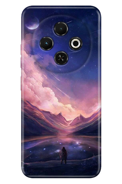 TECNO Spark 30C 6.67 " Kılıf Tecno Kamera Koruma Silikon Baskılı Mars Life