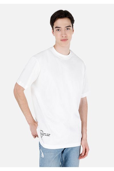 Colin's Tricou alb pentru bărbați - mâneci