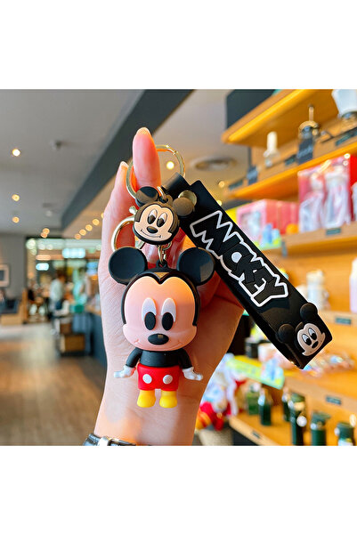 Choice1 سلسلة مفاتيح WJ090B4 من الرسوم المتحركة ديزني الكرتونية ميكي ماوس ميني ليلو وستيتش دمية لطيفة سلسلة مفاتيح زينة K