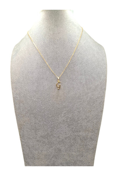 Han Ticarethane Gold Color Letter K Necklace