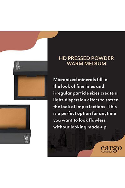Cargo _HD Picture Perfect Flawless Buildable and Blendable Pressed Powder, 30
