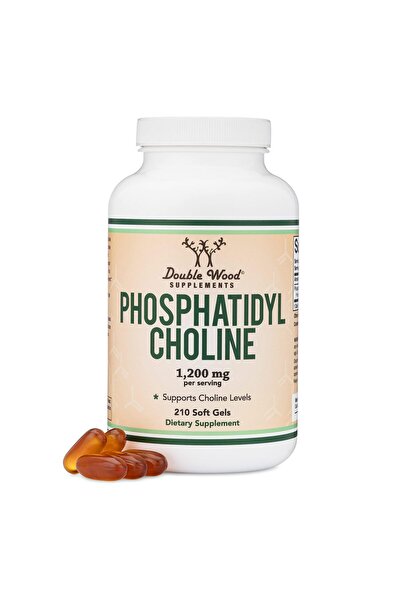 Double Wood Supplements فوسفاتيديل كولين 1200 مجم - 210 كبسولة هلامية - ليسيث...