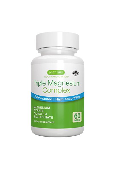 Igennus Healthcare Nutrition مركب المغنيسيوم الثلاثي من إيجينوس: جليسينات، تو...