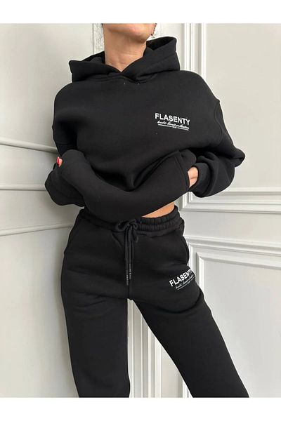macklin Unisex Ανδρικά Γυναικεία Σετ φούτερ με κουκούλα με κουκούλα με 3 νήματα