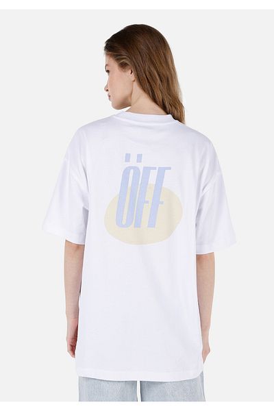 Colin's Tricou cu slogan alb unisex Lilseb