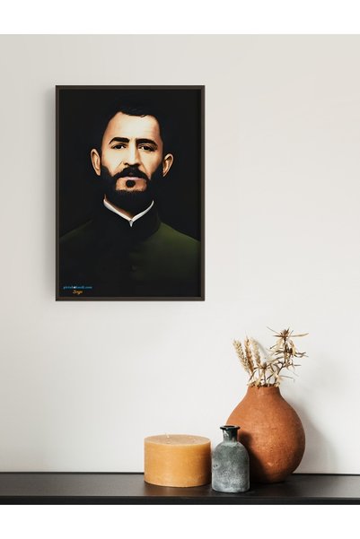 ZERYA Qazi Muhammed Poster - Postera Qazî Muhammed - Qazî Muhammed Posteri (ÇERÇEVESİZ - 32X47 EBAT)
