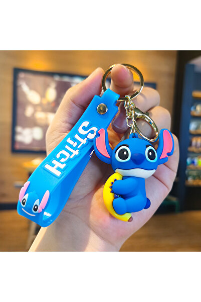 Choice1 سلسلة مفاتيح WJ284B3 من الرسوم المتحركة ديزني الكرتونية ميكي ماوس ميني ليلو وستيتش دمية لطيفة سلسلة مفاتيح زينة K