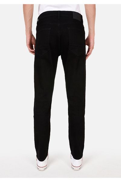 Colin's 067 Jack Regular Fit Mid Waist Shrinkable Leg Men's Black Jean Trousers