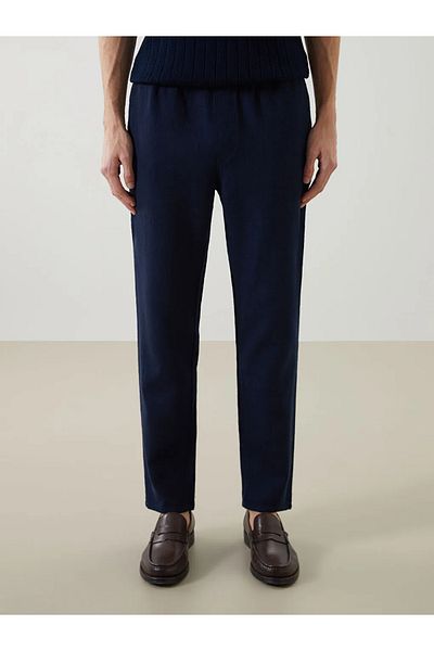 LC Waikiki Ανδρικό παντελόνι LCW Vision Navy Blue Standard Fit