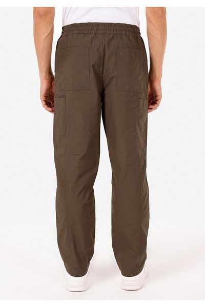 Colin's Relaxed Fit Mid Waist Wide Leg Men's Green Trousers