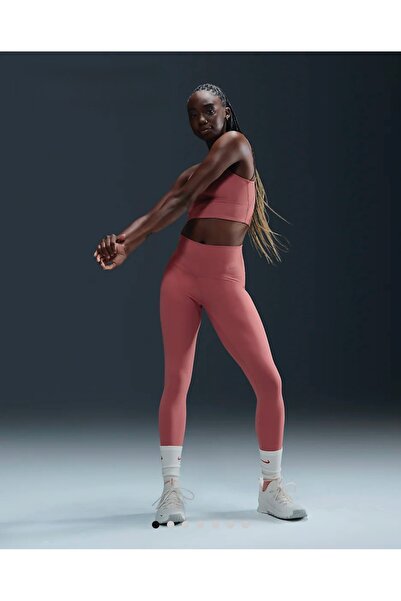 Nike Dri-Fit Zenvy Gentle-Support InfinaSoft High-Waisted 7/8 Training Pembe Kadın Tayt