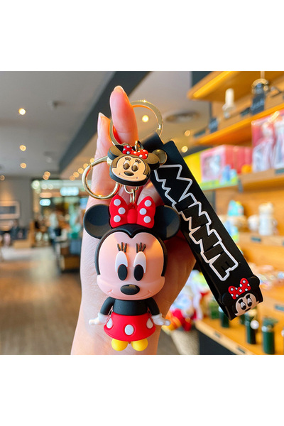 Choice1 سلسلة مفاتيح جديدة من أنمي ديزني، ميكي ماوس، ميني، ليلو وستيتش، دمية ...