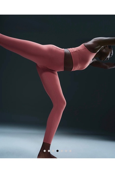 Nike Dri-Fit Zenvy Gentle-Support InfinaSoft High-Waisted 7/8 Training Pembe Kadın Tayt