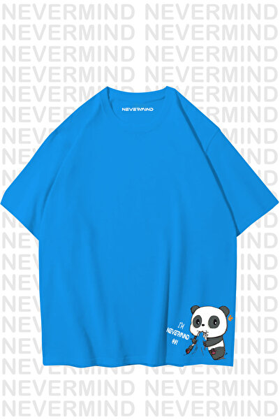 NEVERMIND Μπλουζάκι Unisex Γυναικείο Ανδρικό Nevermind Panda Special Design μ...