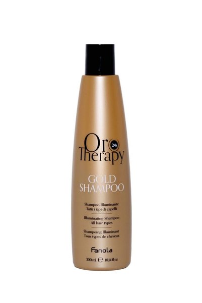 Fanola Oro Puro Illuminating Keratin Argan Shampoo, 300 ml