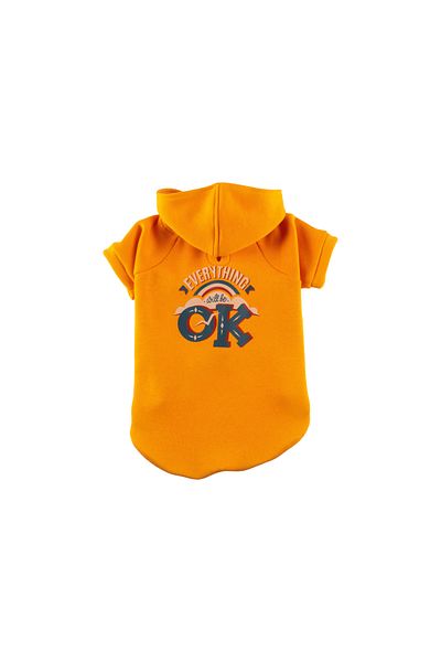 JesPawty Mustard Hooded Dog Outfit