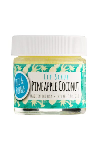 Fızza Silver مقشر الشفاه الفاخر لتقشير وترطيب وإصلاح شفتيك (الأناناس وجوز الهند)