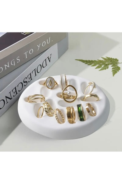 evdeki atölyem Θήκη δαχτυλιδιών & Πιάτο κοσμημάτων