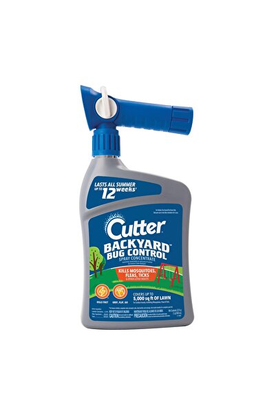 THE EDGE CUTTER مبيد الحشرات المركّز للفناء الخلفي، طارد للبعوض والبراغيث، يق...