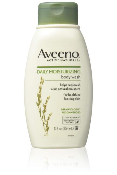 AVEENO غسول الجسم المرطب اليومي بالشوفان المهدئ، كريمي، خالٍ من العطور، 12 أو...