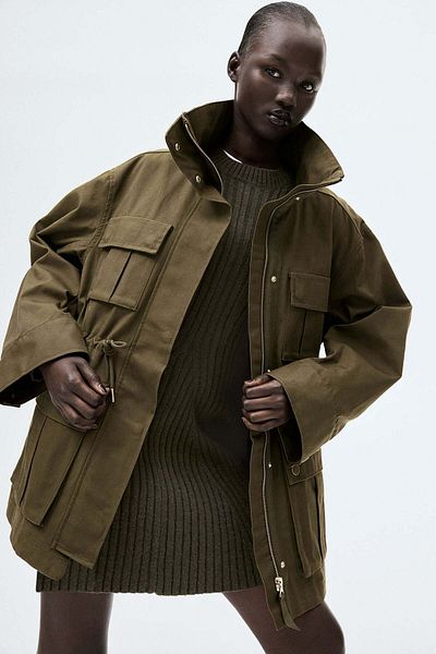 H&M Oversized cargo jacket