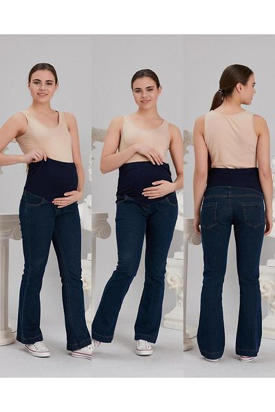 LİYACA Blugi de maternitate din Lycra