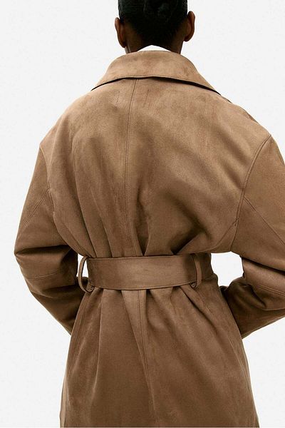 H&M معطف منفوخ بحزام