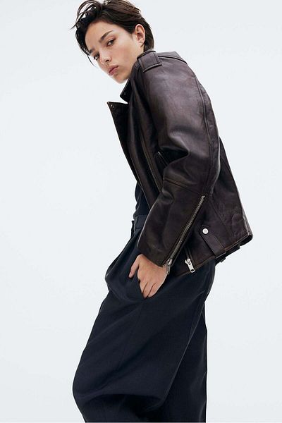 H&M Leather biker jacket