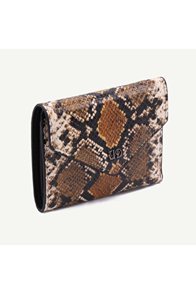 Uderra Leather محفظة نسائية من الجلد الطبيعي باللون البني من Uderra - S1KC0004