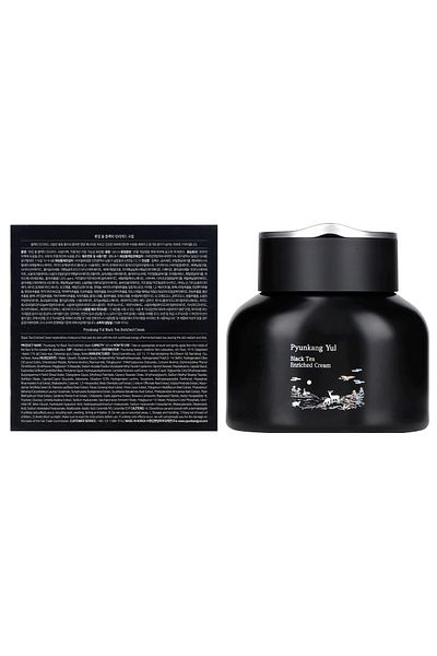 Pyunkang Yul Black Tea Anti-Aging Face Cream, Wrinkle Care & Brightening with Peptide, Adenosine, 60ml