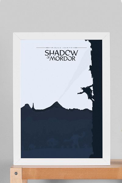Saturn Stăpâna Inelelor Mordor Pictură în cadru - Pictură poster film