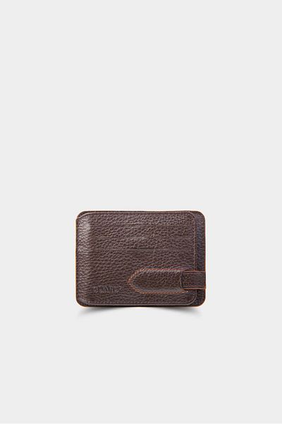 GUARD Genuine Leather Brown Card Holder for Men and Women - P5188