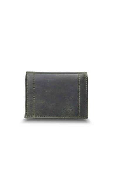GUARD Manimal Antique Green Genuine Leather Men's Wallet P863