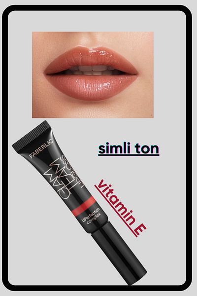 Faberlic Glam Team Shine Lip Lip Charm - Glittering Pink Peach