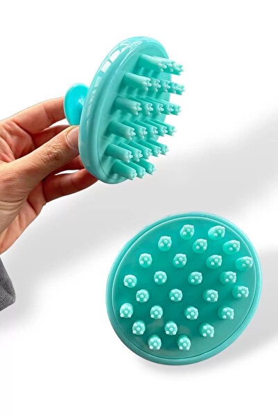 CAŞ DEKORASYON Silikonska četka za kosu sa zupcima plave boje / četka za kupa...