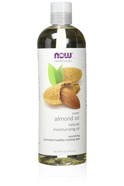 Now Foods زيت اللوز الآن - 16 أونصة سائلة.